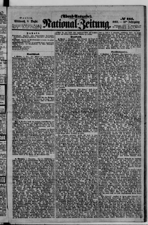 Nationalzeitung vom 03.12.1862