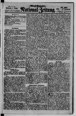 Nationalzeitung vom 17.12.1862