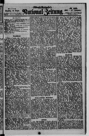 Nationalzeitung vom 23.12.1862