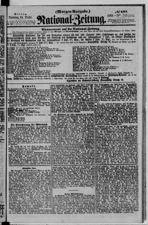 Nationalzeitung vom 28.12.1862