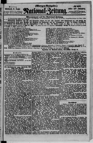 Nationalzeitung vom 31.12.1862