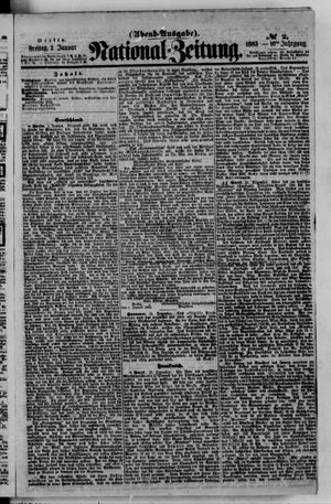 Nationalzeitung vom 02.01.1863
