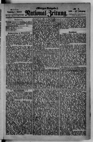 Nationalzeitung vom 04.01.1863