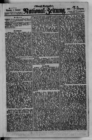 Nationalzeitung vom 05.01.1863