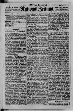 Nationalzeitung vom 06.01.1863