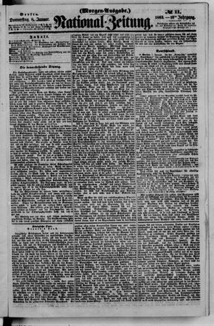 Nationalzeitung vom 08.01.1863