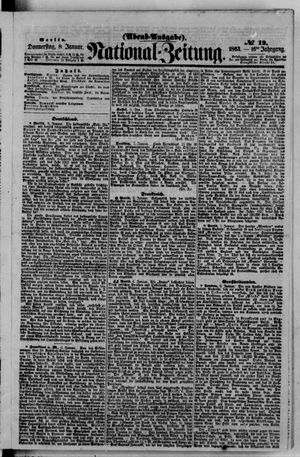 Nationalzeitung vom 08.01.1863