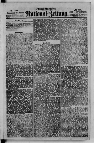 Nationalzeitung on Jan 17, 1863