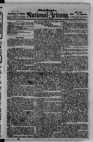 Nationalzeitung on Jan 22, 1863
