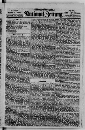 Nationalzeitung on Jan 23, 1863