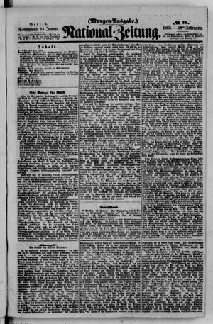 Nationalzeitung on Jan 24, 1863