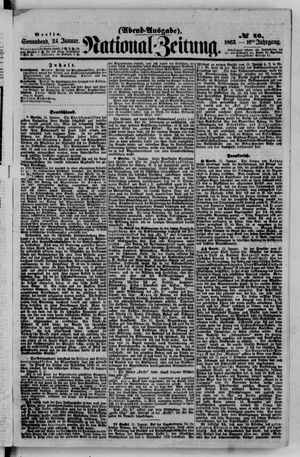 National-Zeitung vom 24.01.1863
