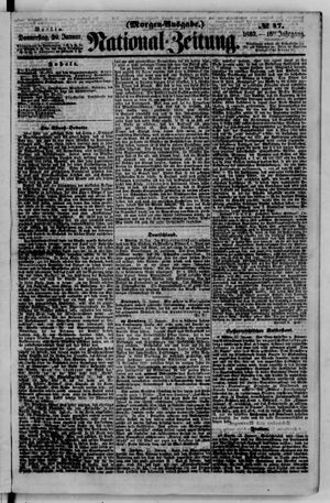 Nationalzeitung on Jan 29, 1863