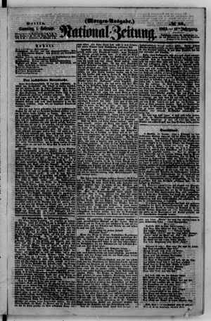 Nationalzeitung vom 01.02.1863