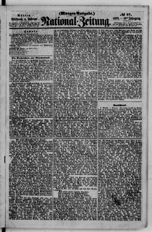 Nationalzeitung vom 04.02.1863
