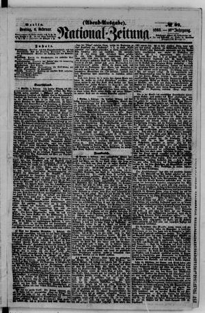 Nationalzeitung vom 06.02.1863