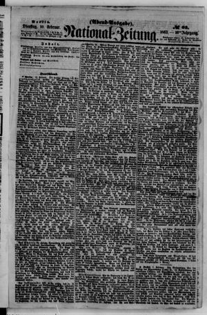 Nationalzeitung on Feb 10, 1863
