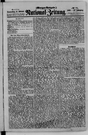 Nationalzeitung on Feb 12, 1863