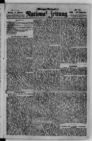 Nationalzeitung on Feb 13, 1863