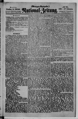 National-Zeitung vom 24.02.1863