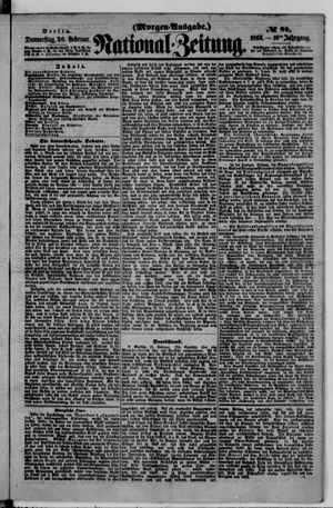 Nationalzeitung vom 26.02.1863