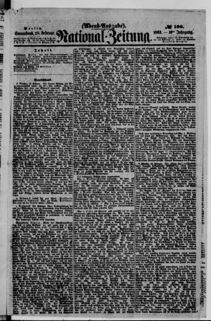 Nationalzeitung on Feb 28, 1863