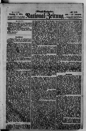 National-Zeitung vom 10.03.1863