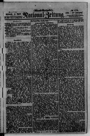 National-Zeitung vom 15.04.1863