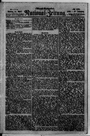 National-Zeitung vom 20.04.1863