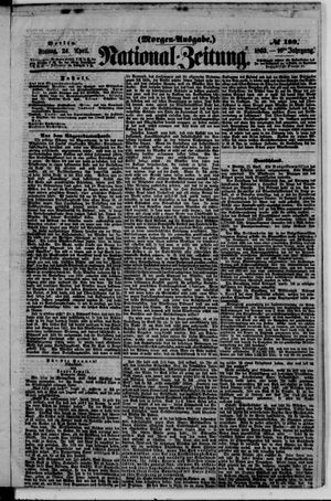 National-Zeitung vom 24.04.1863