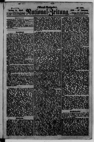 National-Zeitung vom 24.04.1863