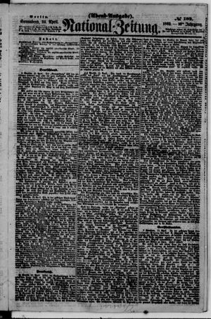 National-Zeitung vom 25.04.1863