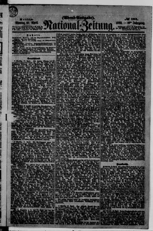 National-Zeitung vom 27.04.1863