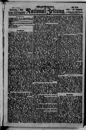 National-Zeitung vom 07.05.1863