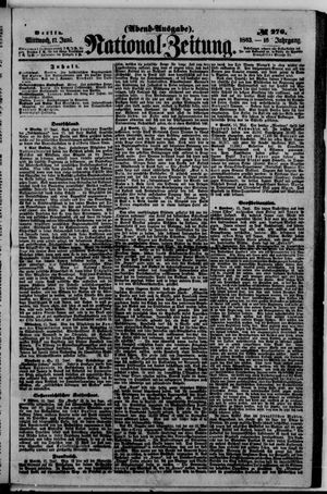 National-Zeitung vom 17.06.1863