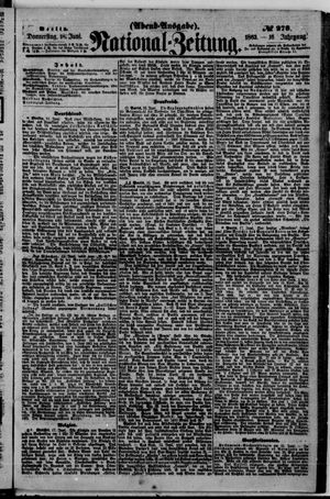 National-Zeitung vom 18.06.1863