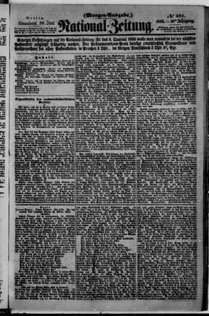 National-Zeitung vom 20.06.1863