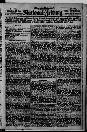 Nationalzeitung vom 27.06.1863