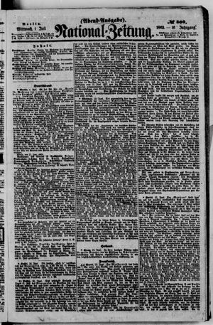 Nationalzeitung vom 01.07.1863