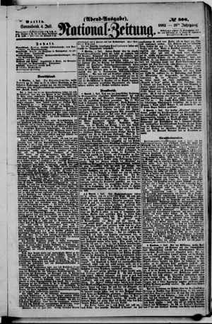 Nationalzeitung vom 04.07.1863