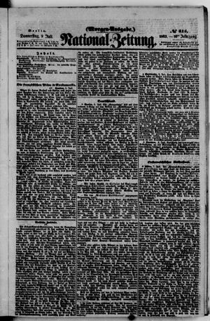 Nationalzeitung vom 09.07.1863