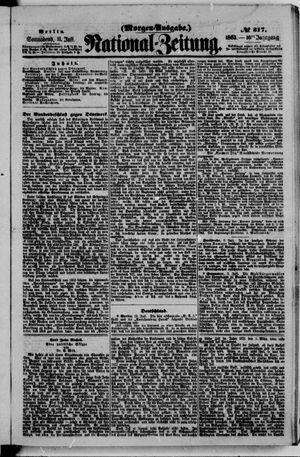 Nationalzeitung vom 11.07.1863