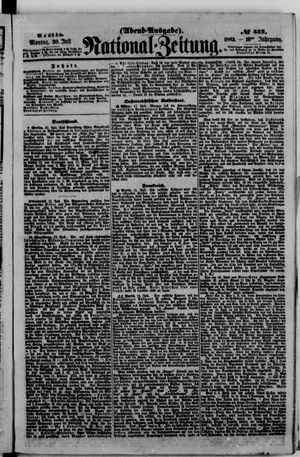 Nationalzeitung vom 20.07.1863
