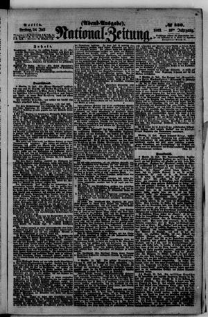Nationalzeitung vom 24.07.1863