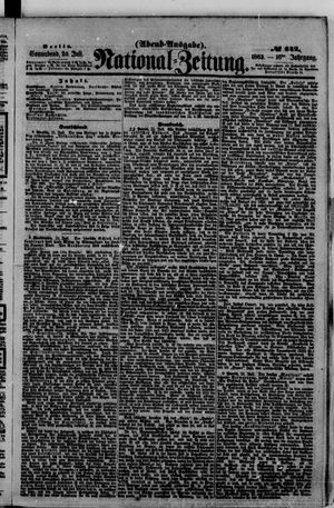 Nationalzeitung on Jul 25, 1863
