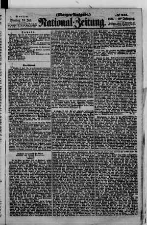 Nationalzeitung on Jul 28, 1863
