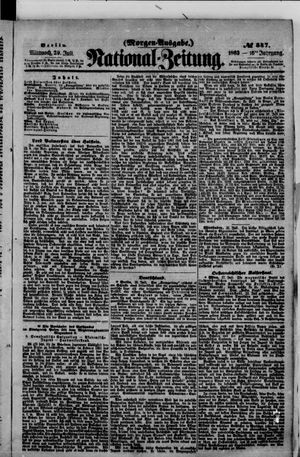 Nationalzeitung on Jul 29, 1863