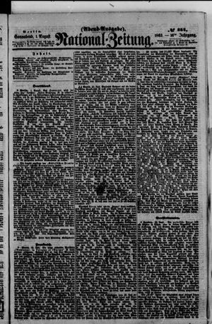 Nationalzeitung vom 01.08.1863