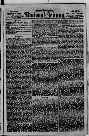 Nationalzeitung on Aug 5, 1863