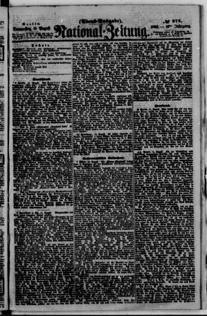 Nationalzeitung vom 13.08.1863